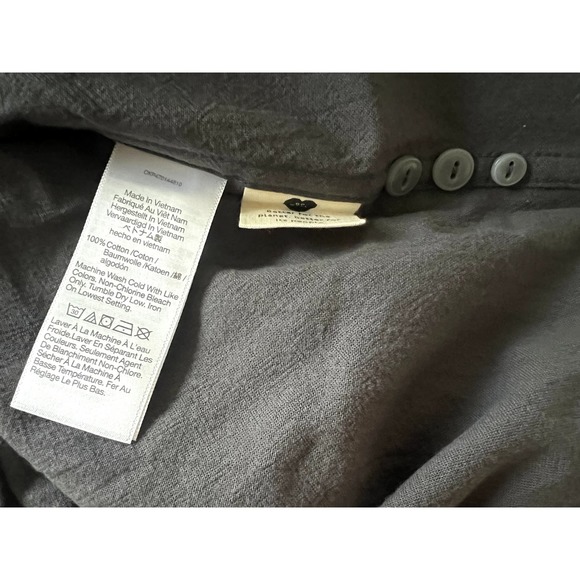 Madewell Men's Casual Button Down Shirt - Charcoal - Picture 5 of 5